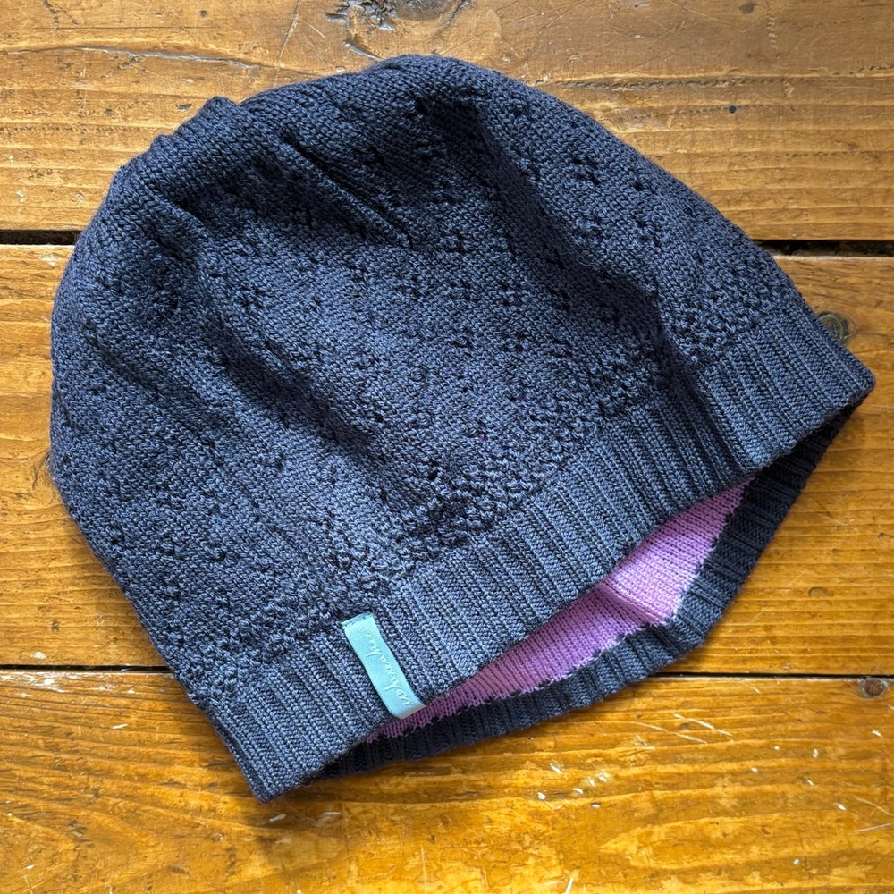 Icebreaker Knit Beanie Eggplant Purple